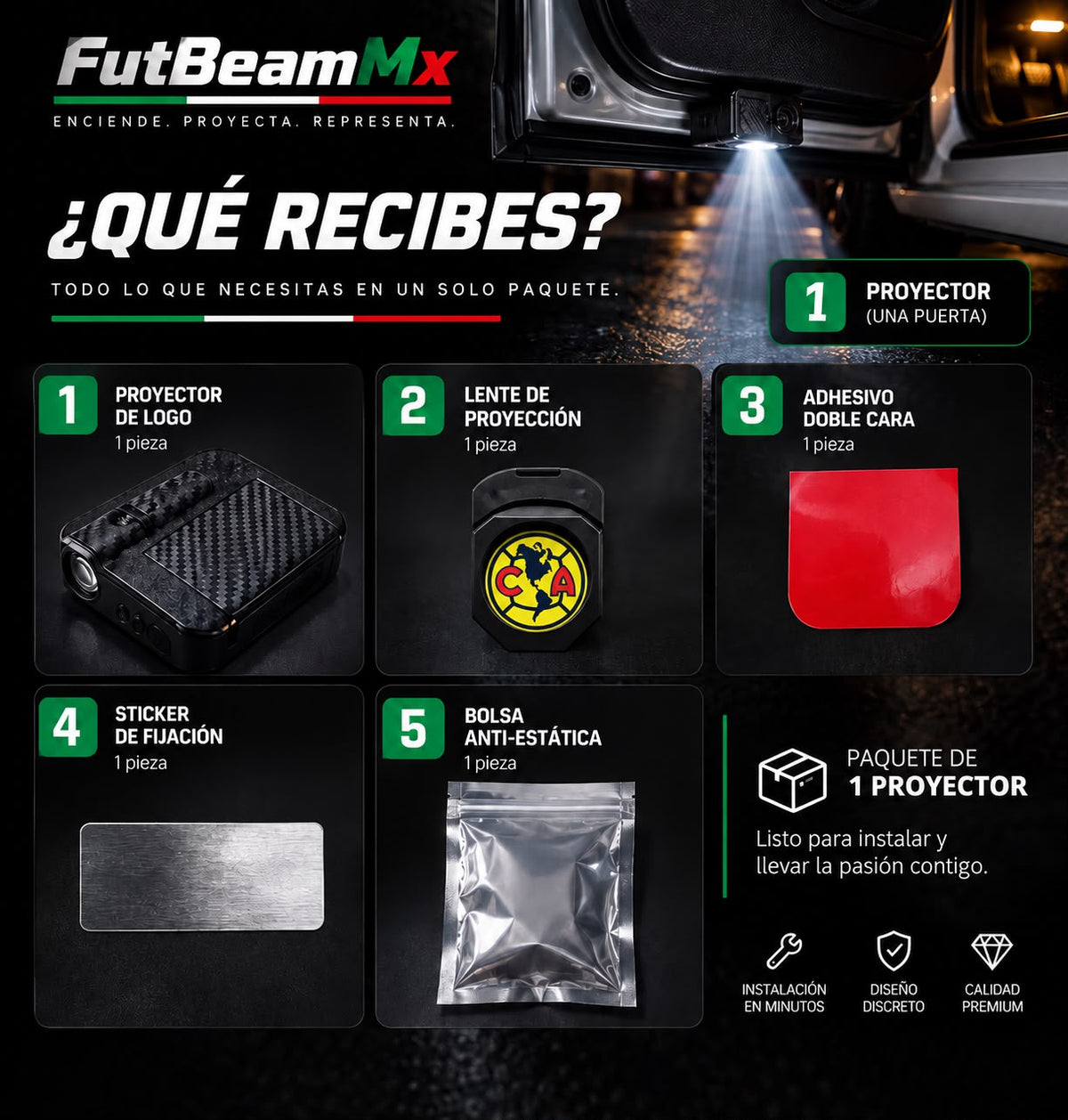 Mini Proyector para carro